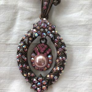 Pink Jeweled Necklace